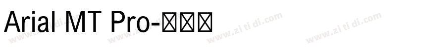 Arial MT Pro字体转换